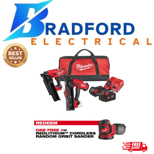Milwaukee m18 twin nailer - nailer, kit
